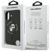 KARL LAGERFELD futerał do IPHONE 17 kompatybilny z MagSafe KLHMP17SSCMKCRHK (Silicone KC Body Ring) czarny